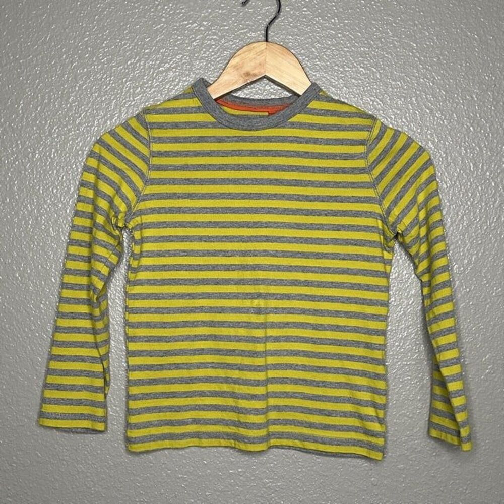 BODEN BOYS STRIPED LONG SLEEVE TOP